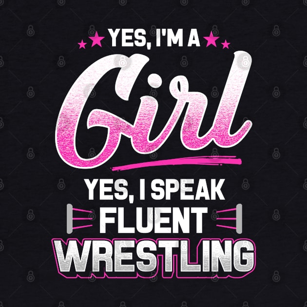 Wrestling T-Shirt for Women and Girls - Funny T Shirt by lateefo